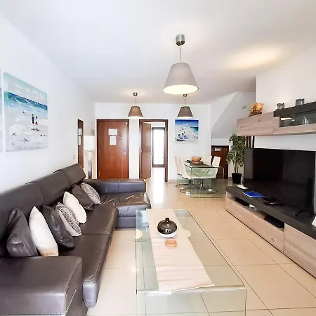 Casa Pedro - Duplex With Jacuzzi, Pool, Ac And Sea Views 普拉亚布兰卡