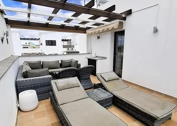 Casa Pedro - Duplex With Jacuzzi, Pool, Ac And Sea Views 플라야블랑카