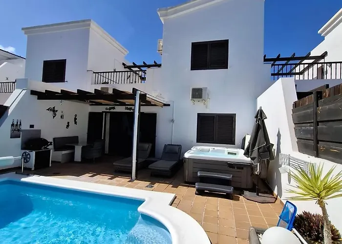 Casa Pedro - Duplex With Jacuzzi, Pool, Ac And Sea Views * Playa Blanca (Lanzarote)