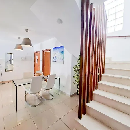 度假居 Casa Pedro - Duplex With Jacuzzi, Pool, Ac And Sea Views